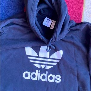 Black Adidas Trefoil Hoodie XXL